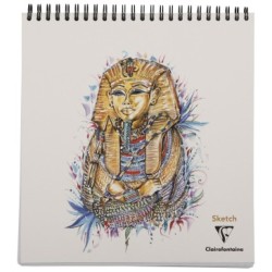 Bloc papier croquis Toutankhâmon 90g_1