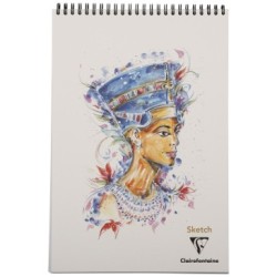 Bloc papier croquis Toutankhâmon 90g_1