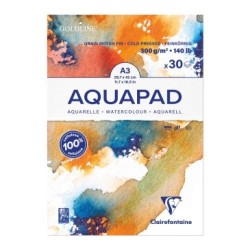 Bloc papier aquarelle Aquapad 300g - 29,7 x 42 cm