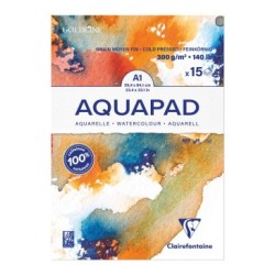 Bloc papier aquarelle Aquapad 300g - 59,4 x 84 cm