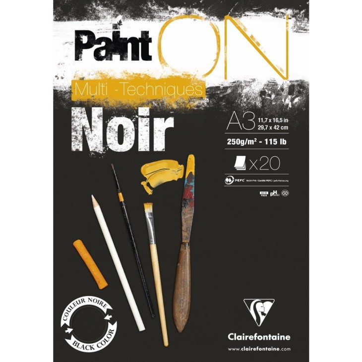 Papier multi-techniques PaintON 250g bloc