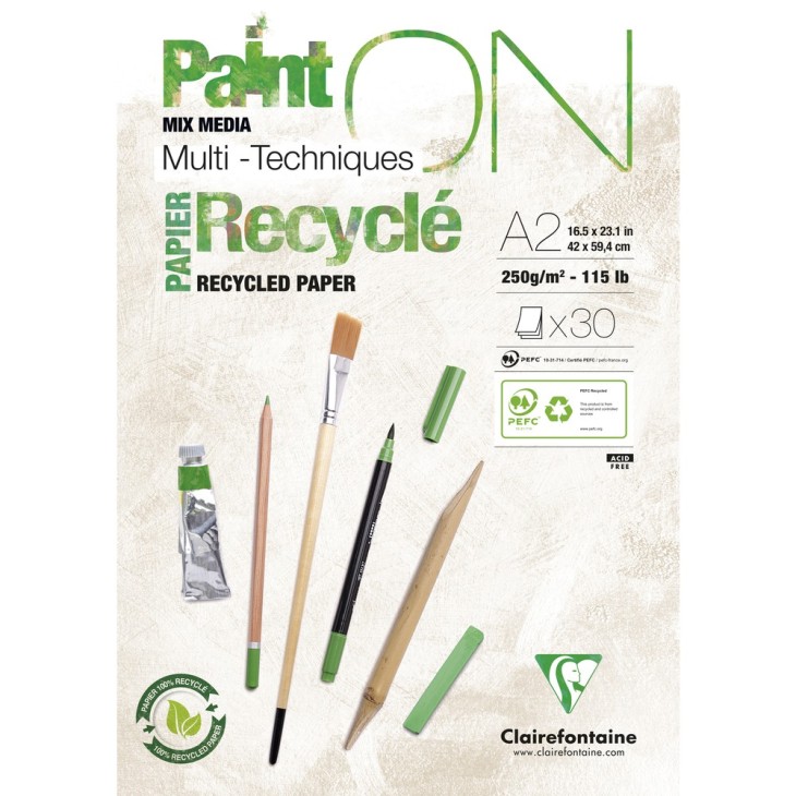 Papier multi-techniques PaintON 250g bloc