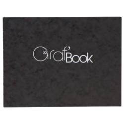Carnet papier dessin cousu Graf'Book 360° 100g - 19 x 25 cm - Landscape