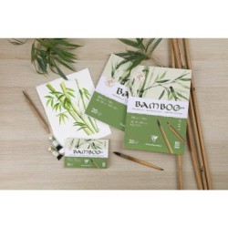 Bloc papier aquarelle Bamboo grain fin 250g_1