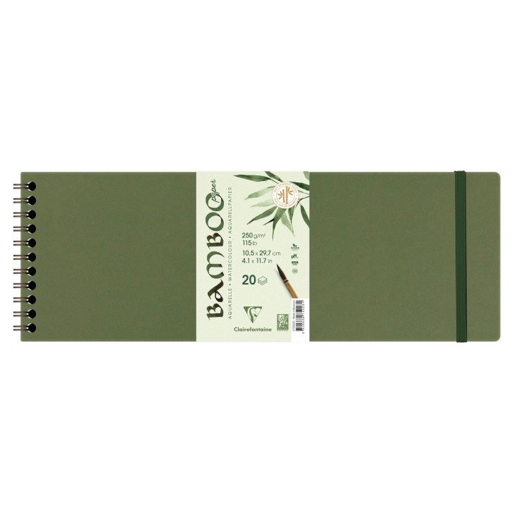 Album papier aquarelle Bamboo grain fin 250g