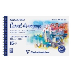 Carnet de voyage papier aquarelle Aquapad 300g_1