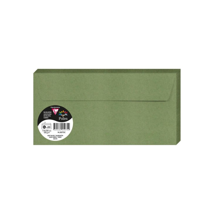 110X220 ENVELOPPES SAUGE ADHESIVES 120G PAR 20