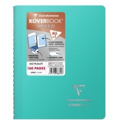 Carnet reliure intégrale enveloppante Koverbook Silver_1