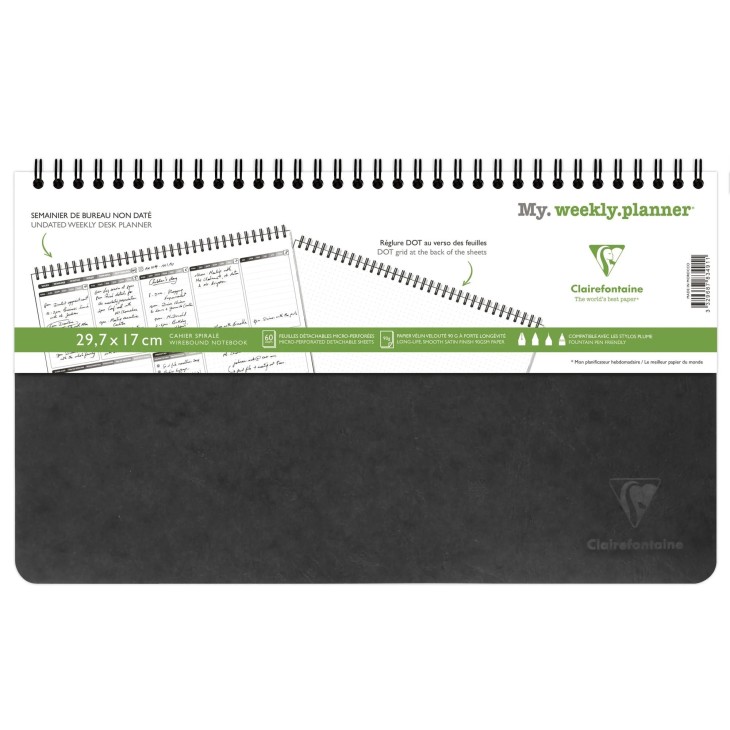 My.weekly.planner cahier reliure intégrale Age Bag