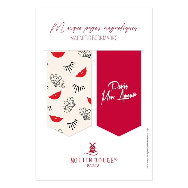 Moulin Rouge, Set de 2 marque-pages 10,5x15,5cm