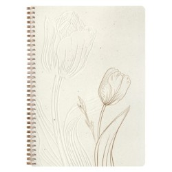 Tulip paper, Carnet reliure intégrale A4 148P dots