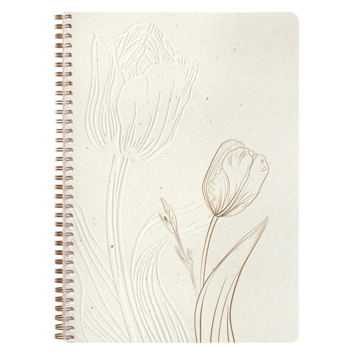 Tulip paper, Carnet reliure intégrale A4 148P dots