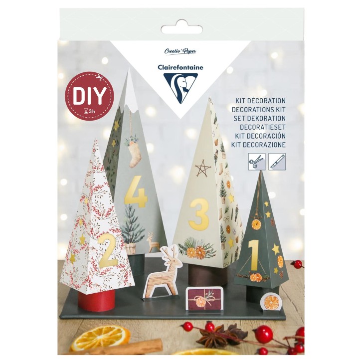 KIT CREATIF, Sapins de l'Avent