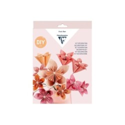 KIT CREATIF, Bouquet de fleurs origami