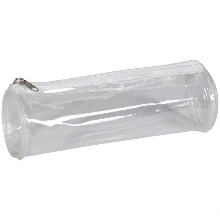 Clairefontaine Transparent Round Pencil Case. - Clairefontaine