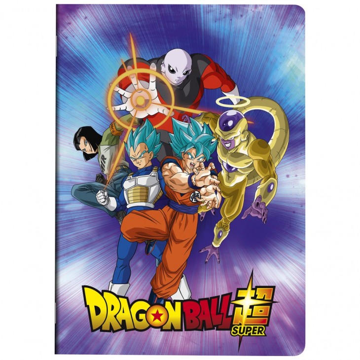 Dragon Ball Super 2 Cahier piqué A5 96 pages Ligné - 3 visuels asso