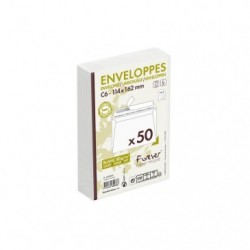 Enveloppe classique ivoire 114x162mm 120g x20 CLAIREFONTAINE : le lot de 20  enveloppes à Prix Carrefour