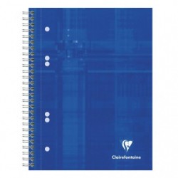 Clairefontaine A4 cahier blue lined with margin 96 pages 90g