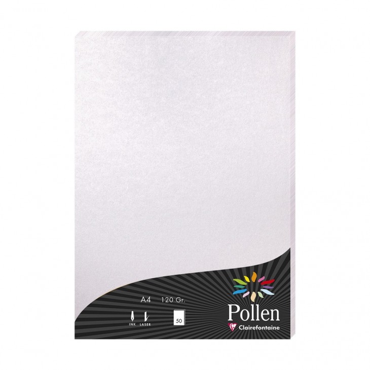 Enveloppe Pollen Clairefontaine blanche 165 x 165 mm - Paquet de 20
