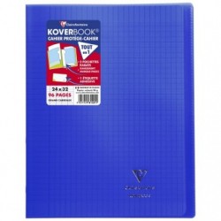 CLAIREFONTAINE Cahier Protège-cahier Koverbook Spirale Polypro
