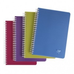 Clairefontaine Cahier Linicolor Fresh Spirale 100p 17 x 22 cm