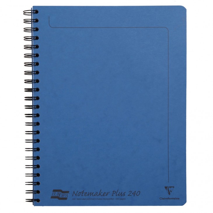Notemaker+ Europa cahier reliure intégrale A4+ 240 pages détachable