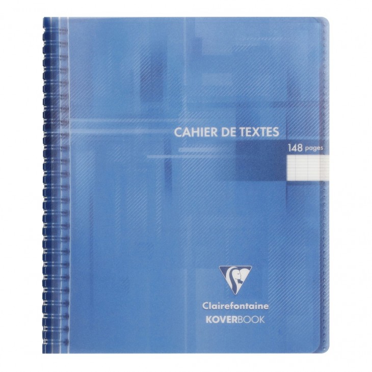 Koverbook cahier de textes reliure intégrale 17x22cm 148 pages gran